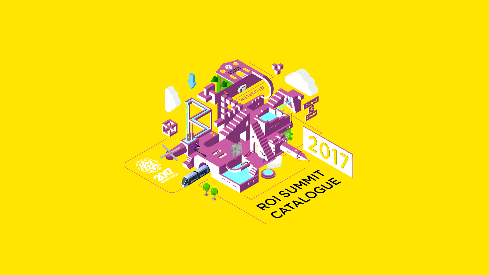 עיצוב לוגו לכנס ROI אימג' ראשי | Conference logo design for ROI main image